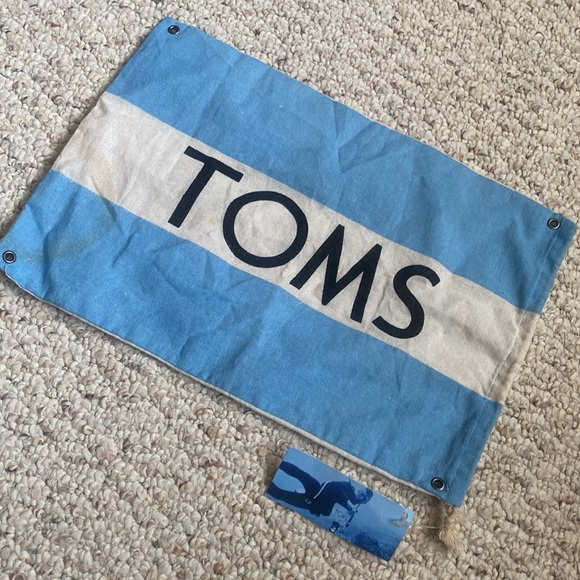 Toms Shoes reusable cloth bag nwt - Picture 5 of 7